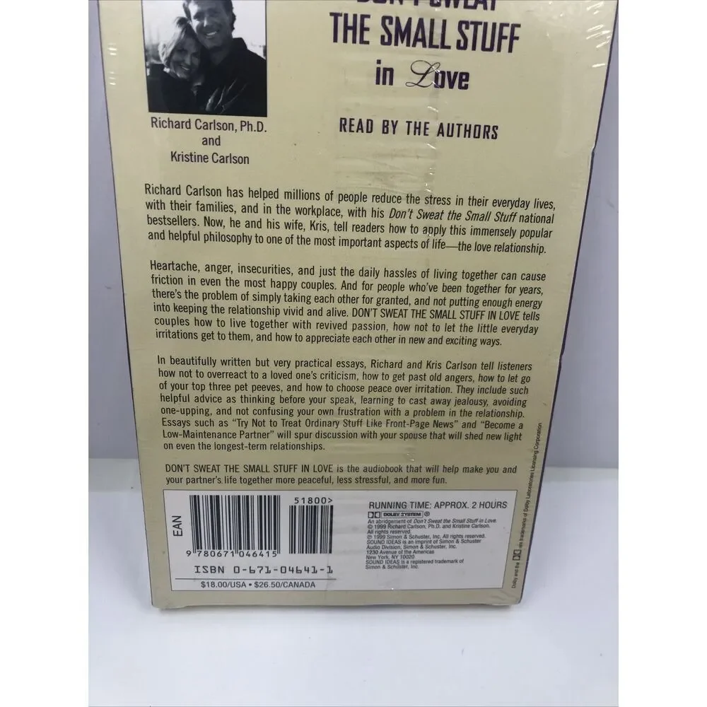 Don't Sweat the Small Stuff in Love : Audio Cassettes